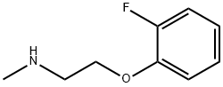 [2-(2-FLUOROPHENOXY)ETHYL]METHYLAMINE Struktur