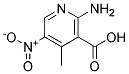 2-AMINO-4-METHYL-5-NITRONICOTINIC ACID, Struktur