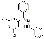 (2,6-DICHLORO-4-PYRIDYL)(PHENYL)METHANONE PHENYLHYDRAZONE, TECH Struktur