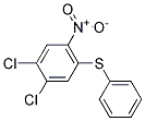 1,2-DICHLORO-4-NITRO-5-(PHENYLTHIO)BENZENE, TECH Struktur