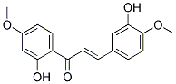 1-(2-HYDROXY-4-METHOXYPHENYL)-3-(3-HYDROXY-4-METHOXYPHENYL)PROP-2-EN-1-ONE, TECH Struktur