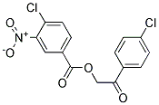 2-(4-CHLOROPHENYL)-2-OXOETHYL 4-CHLORO-3-NITROBENZOATE, TECH Struktur