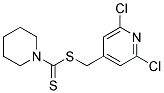 (2,6-DICHLORO-4-PYRIDYL)METHYL PIPERIDINE-1-CARBODITHIOATE, TECH Struktur