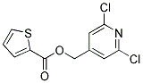 (2,6-DICHLORO-4-PYRIDYL)METHYL THIOPHENE-2-CARBOXYLATE, TECH Struktur