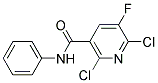 2,6-DICHLORO-5-FLUORO-N-PHENYLNICOTINAMIDE, TECH Struktur