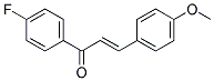 1-(4-FLUOROPHENYL)-3-(4-METHOXYPHENYL)PROP-2-EN-1-ONE Struktur