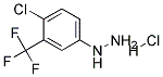 1-[4-CHLORO-3-(TRIFLUOROMETHYL)PHENYL]HYDRAZINE HYDROCHLORIDE Struktur