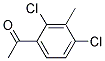 1-(2,4-DICHLORO-3-METHYLPHENYL)ETHANONE Struktur