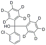 (2-CHLOROPHENYL)DIPHENYL-D5-METHANOL Struktur