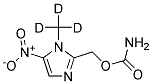 2-CARBAMOYLOXY-METHYL-1-METHYL-D3-5-NITRO-1H-IMIDAZOLE Struktur