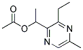 2-(1-ACETOXYETHYL)-3-ETHYL-5-METHYLPYRAZINE Struktur