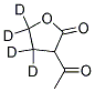 2-ACETYLBUTYROLACTONE-3,3,4,4-D4 Struktur