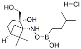 (1R)-(1S,2S,3R,5S)-PINANEDIOL-1-AMINO-3-METHYLBUTANE-1-BORONATE, HYDROCHLORIDE Struktur