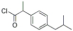 2-[4-(ISOBUTYL)PHENYL]PROPIONYL CHLORIDE, 95+% Struktur