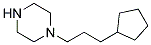 1-(3-CYCLOPENTYLPROPYL)PIPERAZIN Struktur