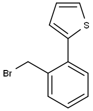 2-(2-THIENYL)BENZYL BROMID Struktur