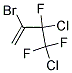 2-BROMO-3,4-DICHLORO-3,4,4-TRIFLUOROBUT-1-EN Struktur