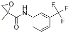 2-METHYL-N-[3-(TRIFLUOROMETHYL)PHENYL]OXIRANE-2-CARBOXAMID Struktur