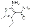 2-AMINO-4-ETHYL-5-METHYL-3-THIOPHENECARBOXAMIDE Struktur