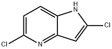 2,5-DICHLORO-1H-PYRROLO[3,2-B] PYRIDINE Struktur