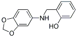 2-[(1,3-BENZODIOXOL-5-YLAMINO)METHYL]PHENOL Struktur