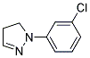 1-(3-CHLORO-PHENYL)-4,5-DIHYDRO-1H-PYRAZOLE Struktur