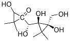 1,2,4,5-DIISOPROPYLIDENE-D-FRUCTOSE Struktur