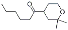 1-(2,2-DIMETHYL-TETRAHYDRO-PYRAN-4-YL)-HEXAN-1-ONE Struktur