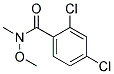 2,4-DICHLORO-N-METHOXY-N-METHYLBENZENECARBOXAMIDE Struktur