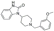 1-[1-(3-METHOXYBENZYL)PIPERIDIN-4-YL]-1,3-DIHYDRO-2H-BENZIMIDAZOL-2-ONE Struktur