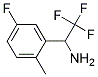 2,2,2-TRIFLUORO-1-(5-FLUORO-2-METHYL-PHENYL)-ETHYLAMINE Struktur