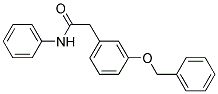 2-(3-BENZYLOXYPHENYL)-N-PHENYL-ACETAMIDE Struktur