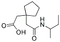 [1-(SEC-BUTYLCARBAMOYL-METHYL)-CYCLOPENTYL]-ACETIC ACID Struktur