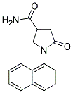 1-(1-NAPHTHYL)-5-OXOPYRROLIDINE-3-CARBOXAMIDE Struktur