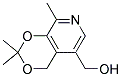 (2,2,8-TRIMETHYL-4H-[1,3]DIOXINO[4,5-C]PYRIDIN-5-YL)-METHANOL Struktur