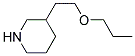 2-(3-PIPERIDINYL)ETHYL PROPYL ETHER Struktur