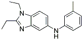 (1,2-DIETHYL-1H-BENZOIMIDAZOL-5-YL)-M-TOLYL-AMINE Struktur