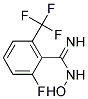 2-FLUORO-N-HYDROXY-6-TRIFLUOROMETHYL-BENZAMIDINE Struktur