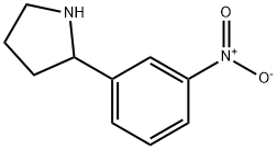 2-(3-NITRO-PHENYL)-PYRROLIDINE Struktur