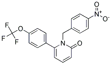 1-(4-NITROBENZYL)-6-[4-(TRIFLUOROMETHOXY)PHENYL]PYRIDIN-2(1H)-ONE Struktur