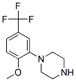 1-(2-METHOXY-5-TRIFLUOROMETHYL-PHENYL)-PIPERAZINE Struktur