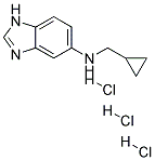 1-CYCLOPROPYLMETHYL-1H-BENZOIMIDAZOL-5-YLAMINE TRIHYDROCHLORIDE Struktur