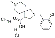 2-(2-CHLORO-BENZYL)-8-METHYL-2,8-DIAZA-SPIRO[4.5]DECANE-4-CARBOXYLIC ACID DIHYDROCHLORIDE Struktur