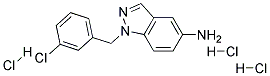 1-(3-CHLORO-BENZYL)-1H-INDAZOL-5-YLAMINE TRIHYDROCHLORIDE Struktur