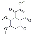 2,5,7,8-TETRAMETHOXY-4A,5,6,7,8,8A-HEXAHYDRO-[1,4]NAPHTHOQUINONE Struktur