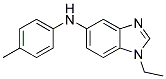 (1-ETHYL-1H-BENZOIMIDAZOL-5-YL)-P-TOLYL-AMINE Struktur