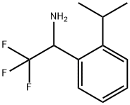 2,2,2-TRIFLUORO-1-(2-ISOPROPYL-PHENYL)-ETHYLAMINE Struktur