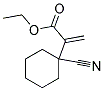 2-(1-CYANO-CYCLOHEXYL)-ACRYLIC ACIDETHYL ESTER Struktur