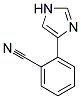 2-(1H-IMIDAZOL-4-YL)-BENZONITRILE Struktur