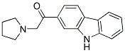 2-(9H-CARBAZOL-2-YL)-1-PYRROLIDIN-1-YL-ETHANONE Struktur